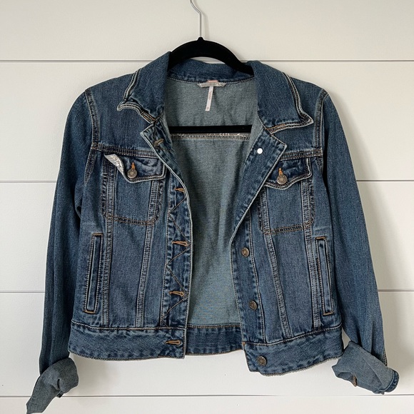 Free People Denim Jacket - Picture 1 of 3